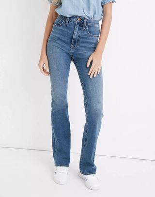 Madewell + Skinny Flare Jeans in Whalen Wash
