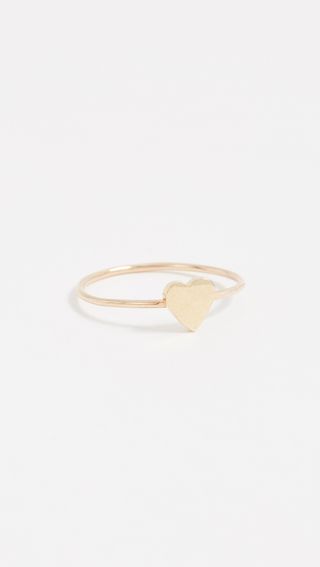 Jennifer Meyer Jewelry + 18k Gold Mini Heart Ring