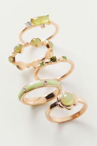 Urban Outfitters + Marsha Flower Ring Set