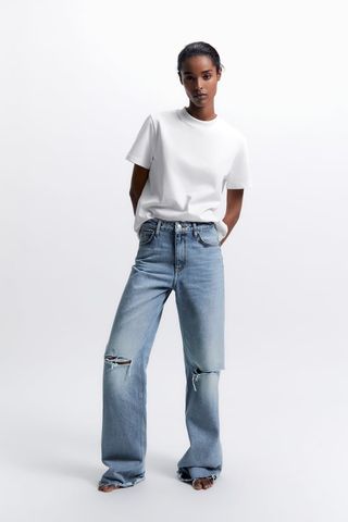 Zara + The ‘90s Wide Leg Jeans
