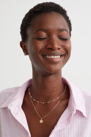 H&M + Double-Strand Pendant Necklace