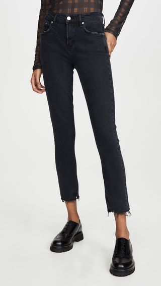 Agolde + Toni Mid Rise Straight Jeans