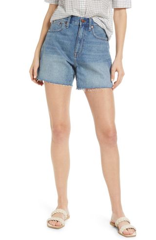 Madewell + Relaxed Mid Length Denim Shorts