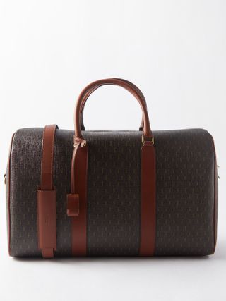 Saint Laurent + Le Monogramme 48h Coated-Canvas Holdall