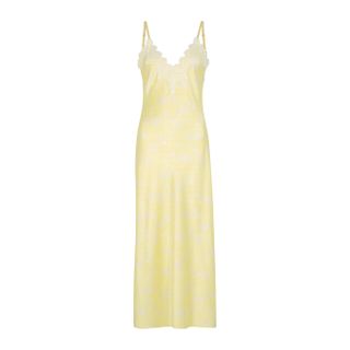 Jessica Russell Flint + Blossom Printed Stretch-Silk Slip Dress