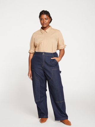 Universal Standard + Gwen High Rise Carpenter Jeans
