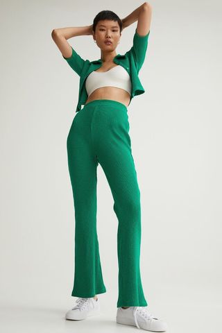 H&M + Ribbed Trousers