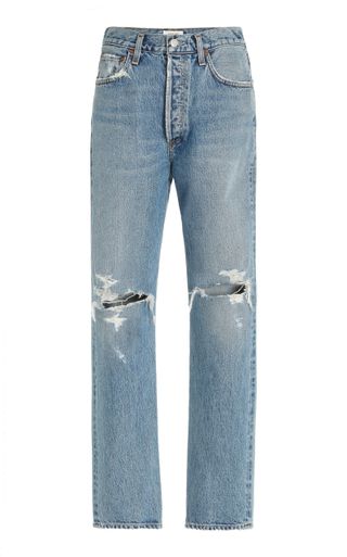 Agolde + 90s Pinch Rigid High-Rise Straight-Leg Jeans