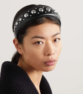 Alaïa + Studded Leather Headband