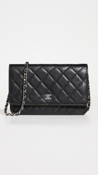 Shopbop Archive + Chanel Classic Wallet on Chain, Caviar
