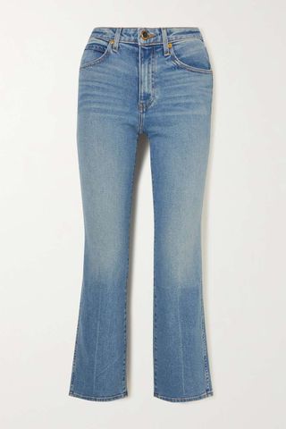 Khaite + Vivian Cropped High-Rise Jeans