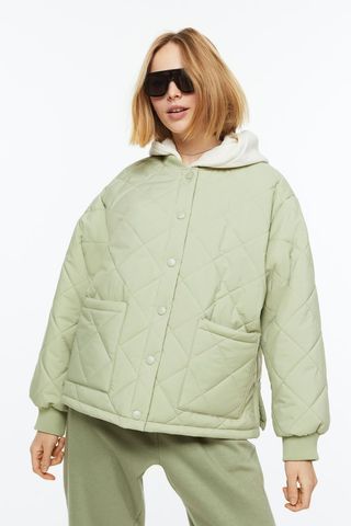 H&M + Quilted Jacket
