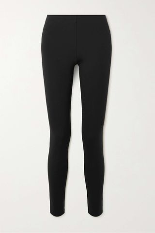 The Row + Woolworth Stretch-Ponte Leggings