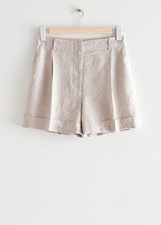& Other Stories + Tailored Linen Shorts