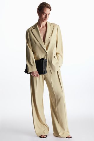 Cos + Tailored Silk Blazer