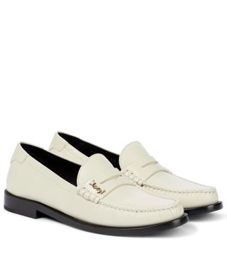 Saint Laurent + Le Loafer Leather Loafers