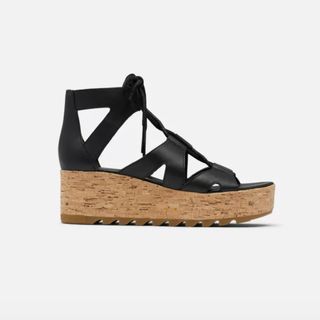 Sorel + Cameron Flatform Lace Wedge Sandal