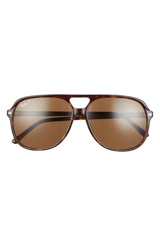RAY-BAN + 60mm Square Polarized Sunglasses