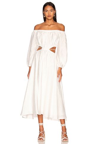 Astr the Label + Cassian Dress in White