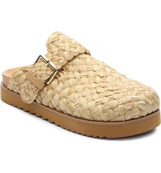 Ash + Galeia Woven Raffia Clog