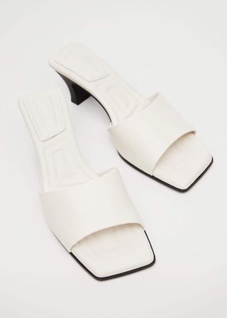 Mango + Heel Leather Sandals