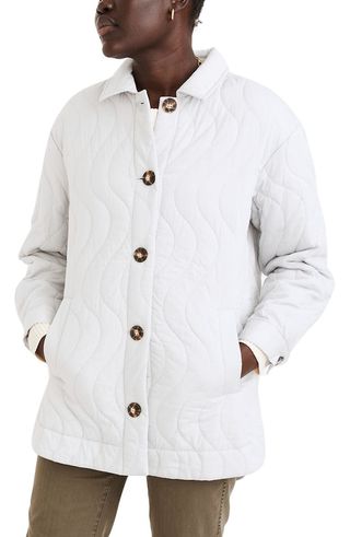 Madewell + Belrose Quilted Shirt Jacket