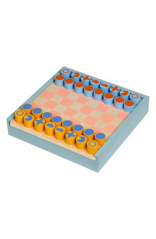 MOMA + Two-in-One Chess & Checkers Set