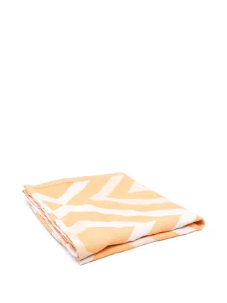 Frescobol Carioca + Angra Diamond-Print Beach Towel