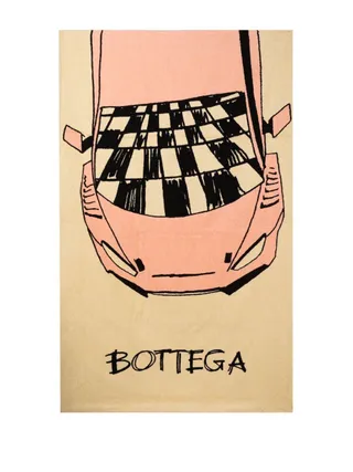 Bottega Veneta + Car-Print Beach Towel