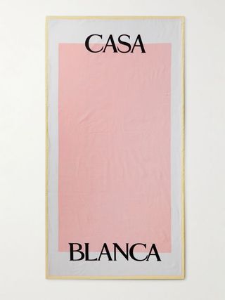 Casablanca + Logo-Jacquard Cotton-Terry Towel