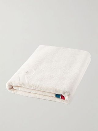 Orlebar Brown + Seymour Logo-Jacquard Striped Cotton-Terry Towel