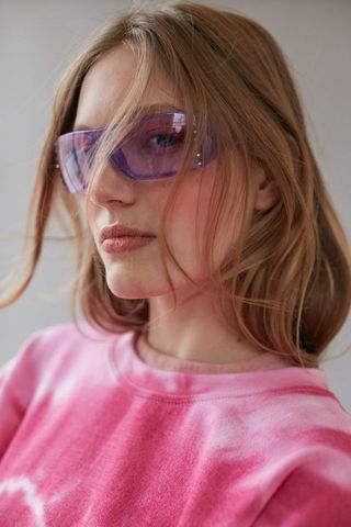 Urban Outfitters + Raquel Plastic Shield Sunglasses