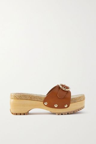 See by Chloé + Viviane Buckled Leather Platform Sandals