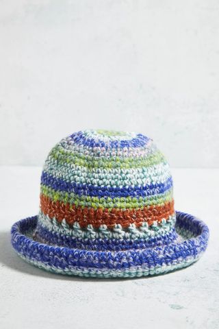 Urban Outfitters + Uo Striped Yarn Bucket Hat