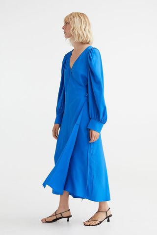 H&M + Voluminous Wrap Dress