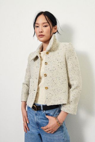 Ba&sh + Margot Short Wool Jacket