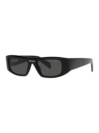 Prada + 49mm Rectangular Sunglasses