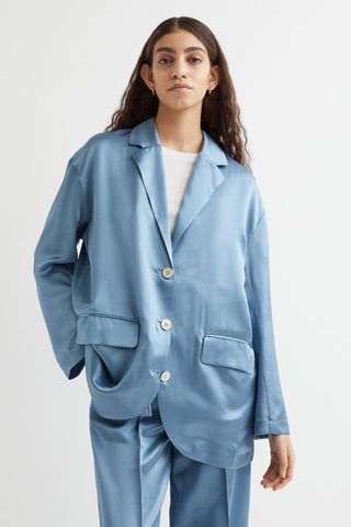H&M + Silk-Blend Jacket