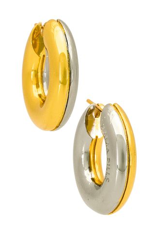 Emma Pills + On My Mind Two Tone Hoops