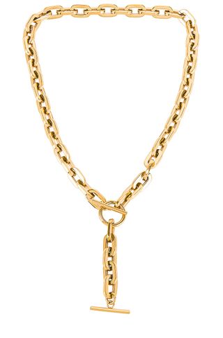 Bracha + Cameron Toggle Lariat Necklace in Gold