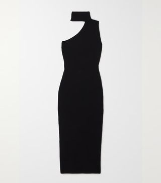 Solace London + The Yara Maxi Dress in Black