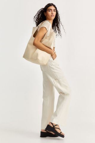 H&M + Wide-Leg Cargo Pants