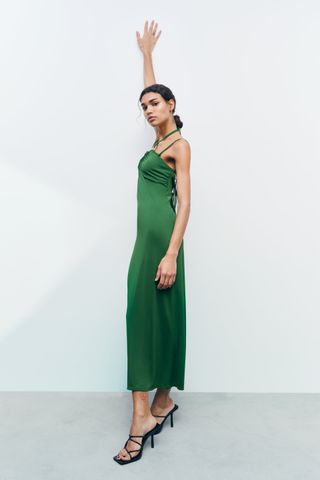 Zara + Flowy Tied Dress