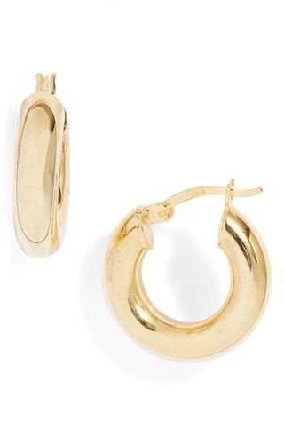 Argento Vivo + Chunky Tube Hoop Earrings