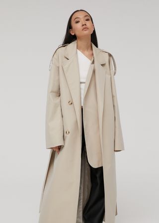 Bazilika + Blazer Elements Cotton Oversized Trench