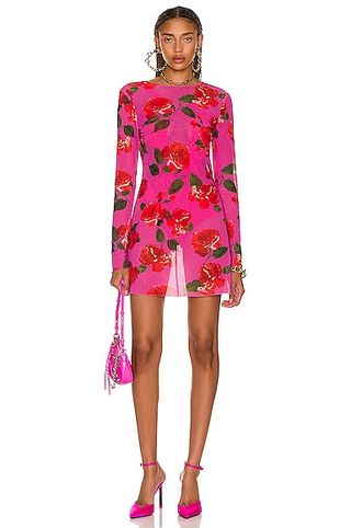 Magda Burtrym + Floral Mini Dress