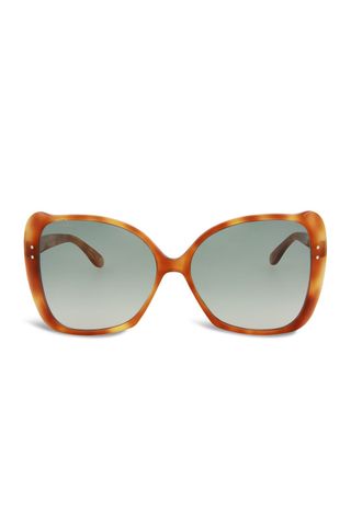 Gucci + Tortoise Havana Square Sunglasses