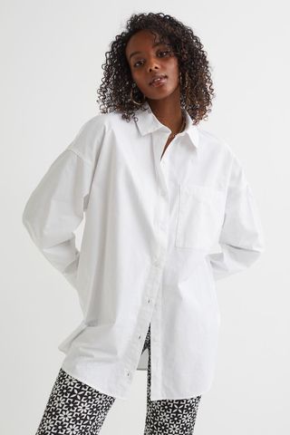 H&M + Oversized Cotton Shirt