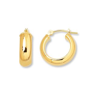 Jared + Hoop Earrings 14K Yellow Gold