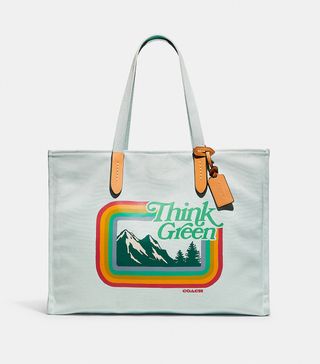 Coach + Tote 42 in 100 Percent Recycled Canvas
